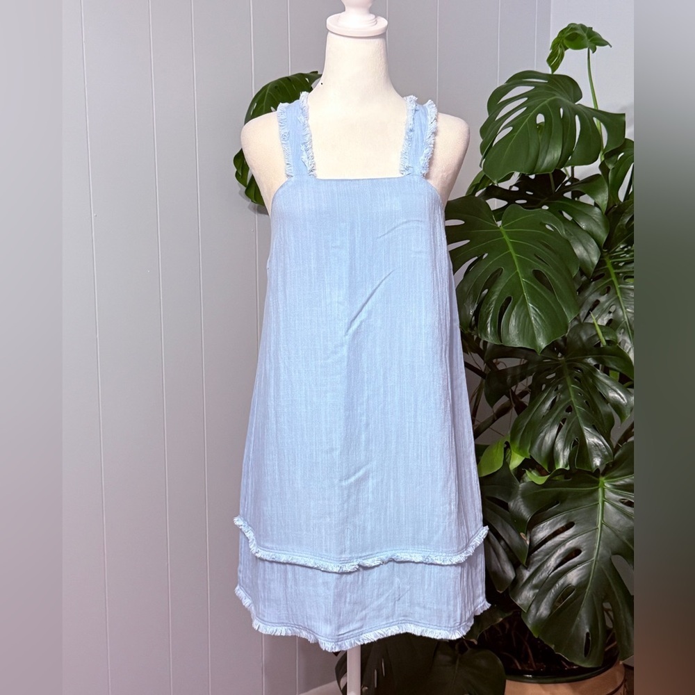 Sugar +Lips light blue dress size M ( measurements posted)